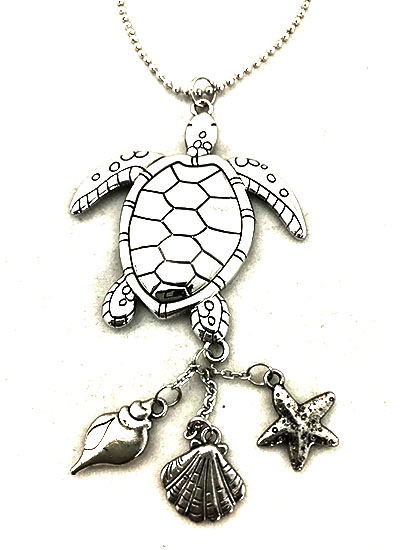 Ganz Sea Turtle Hanging Charm Ornament ~ Perfect for Car or Home